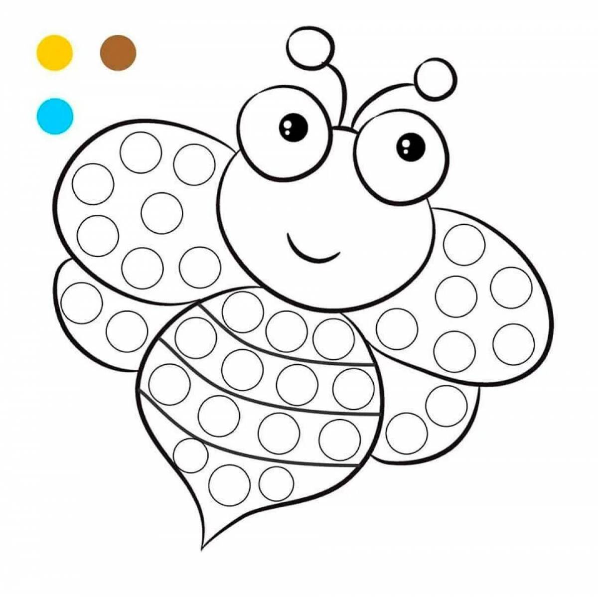 Plasticine coloring pages with color imagination