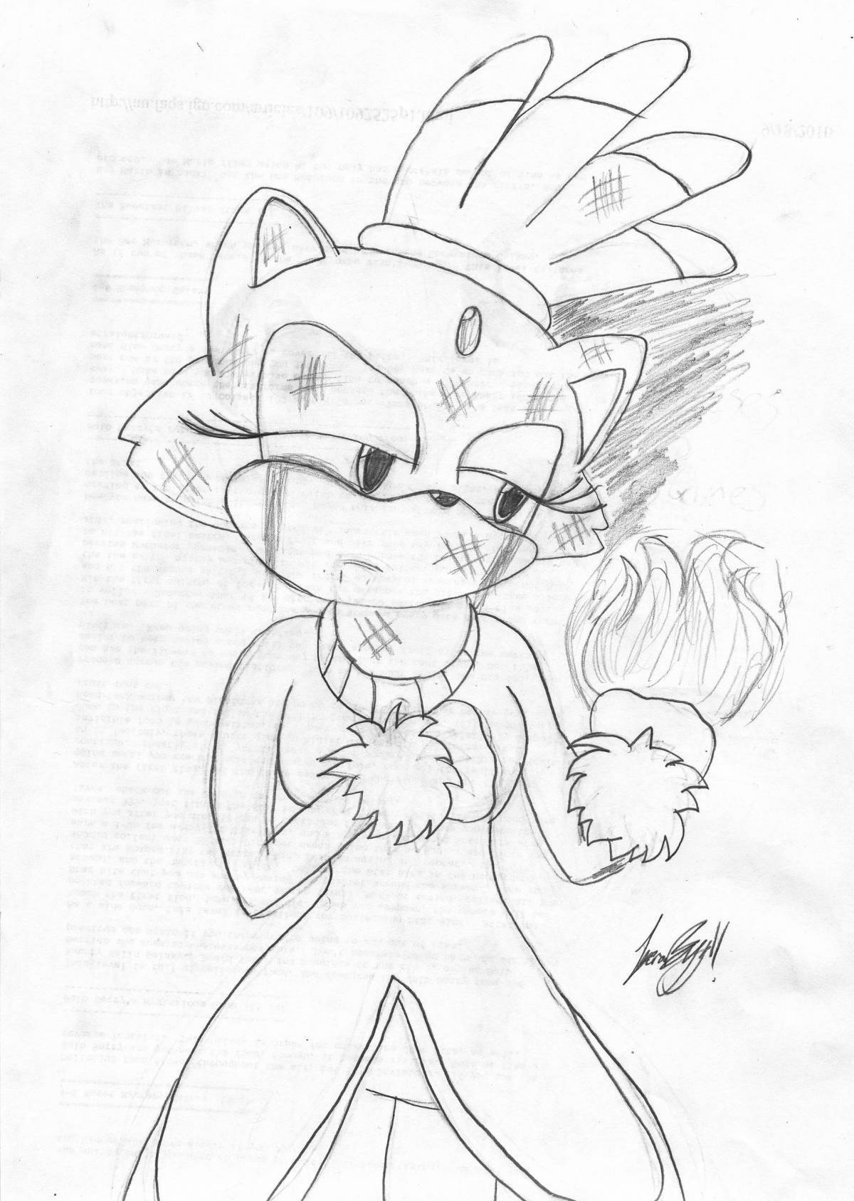 Blaze coloring book