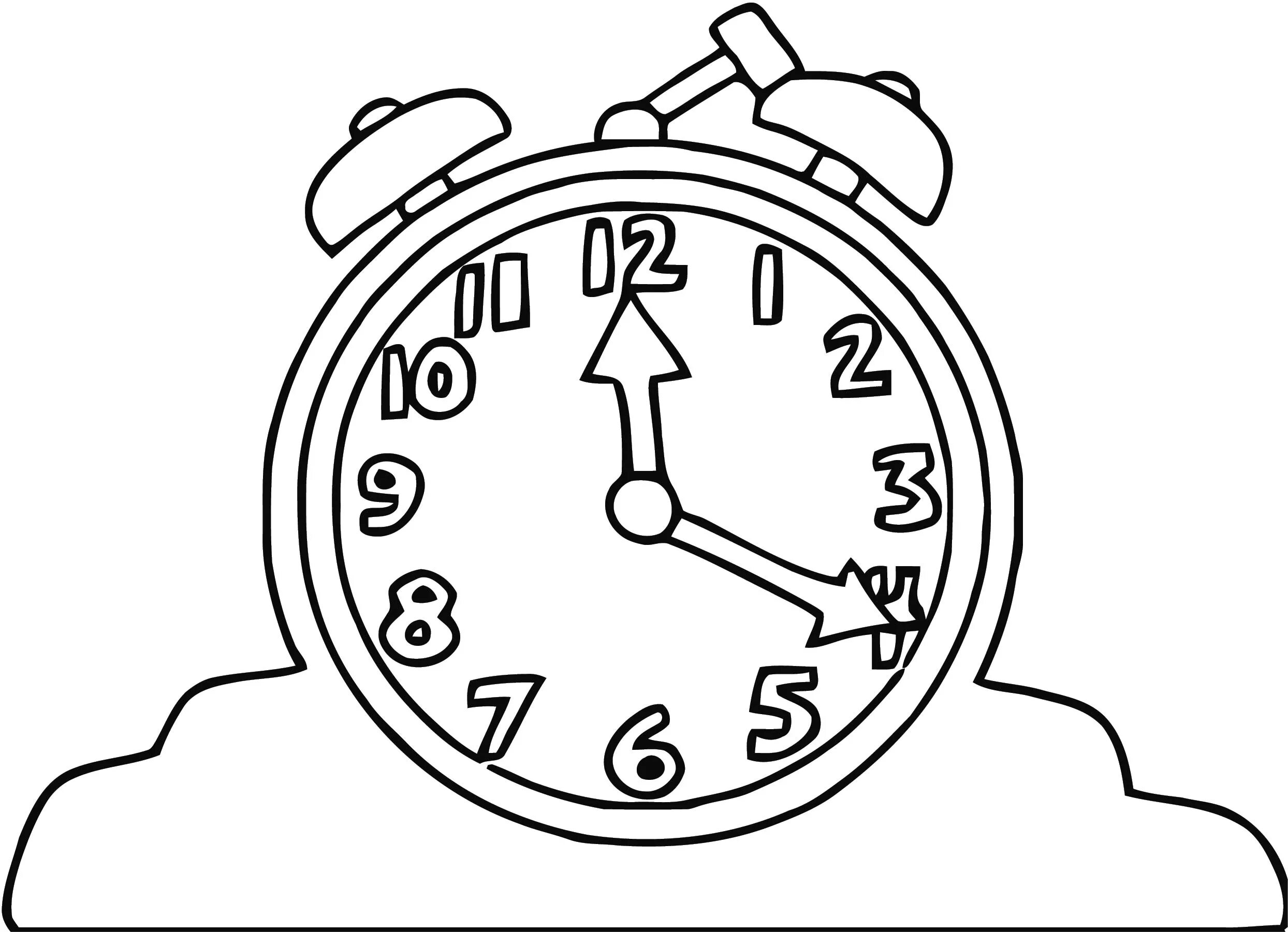 Colour-obsessed hourly coloring page