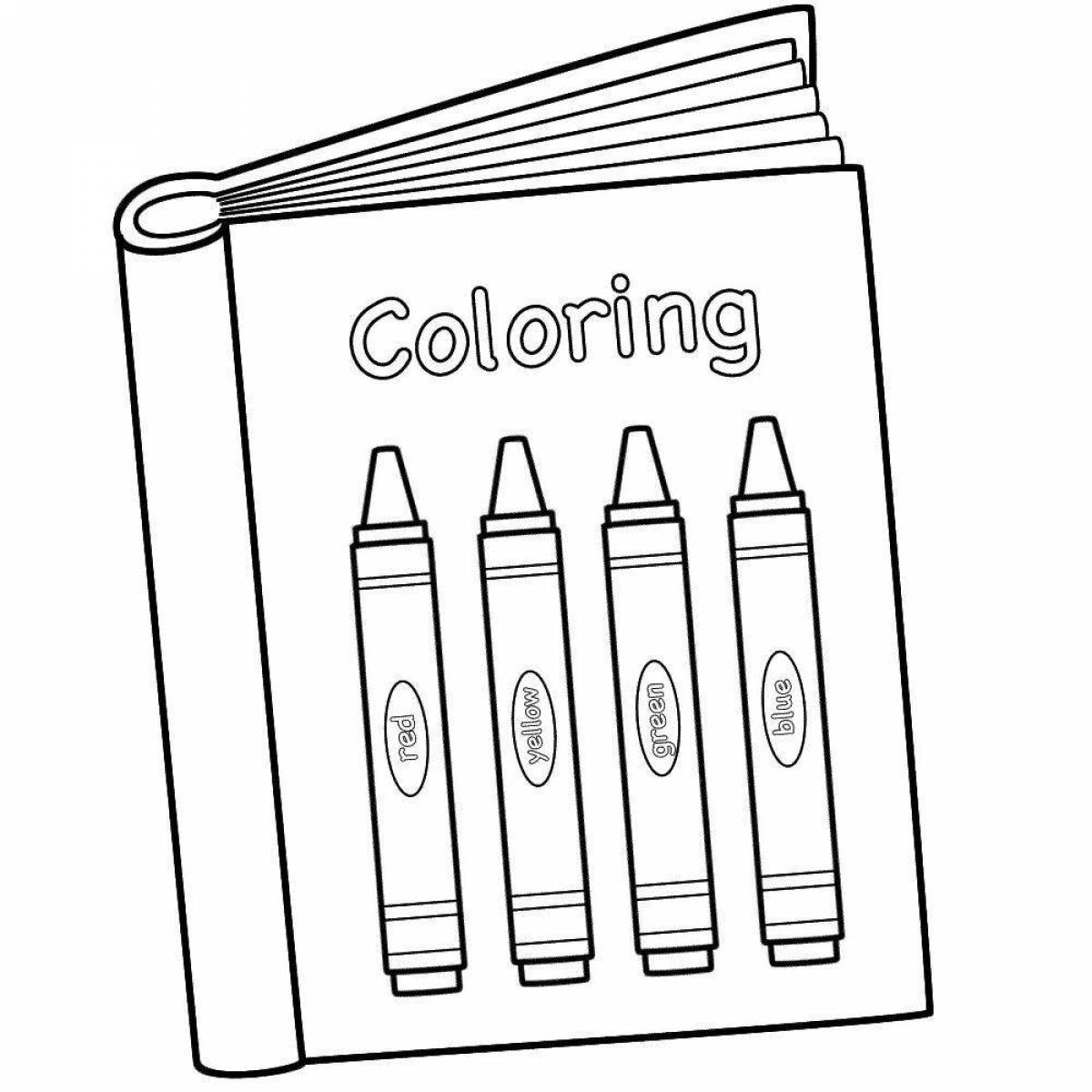 Kitap colorful adventure coloring book