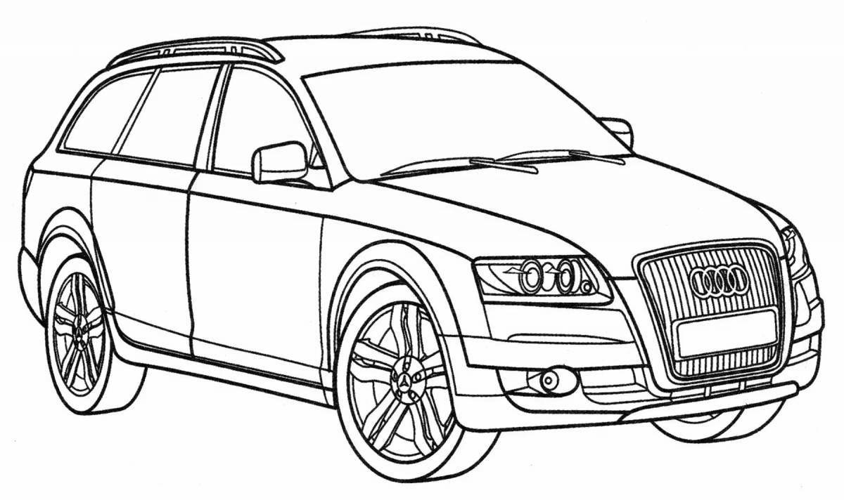 Colorful haval coloring page