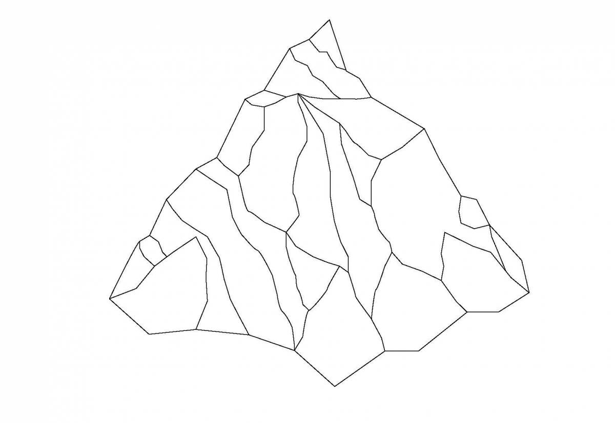 Amazing granite coloring page