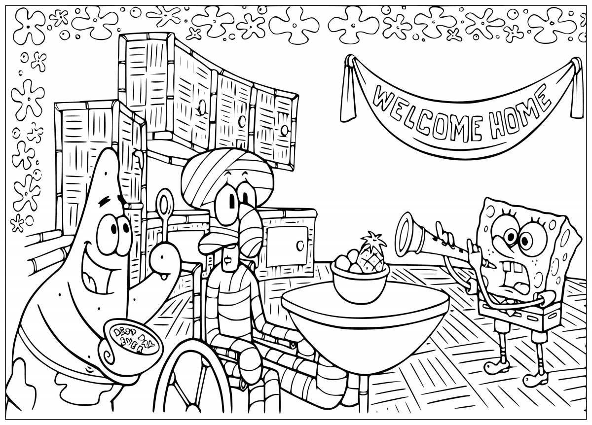 Lucky coloring page - веселый