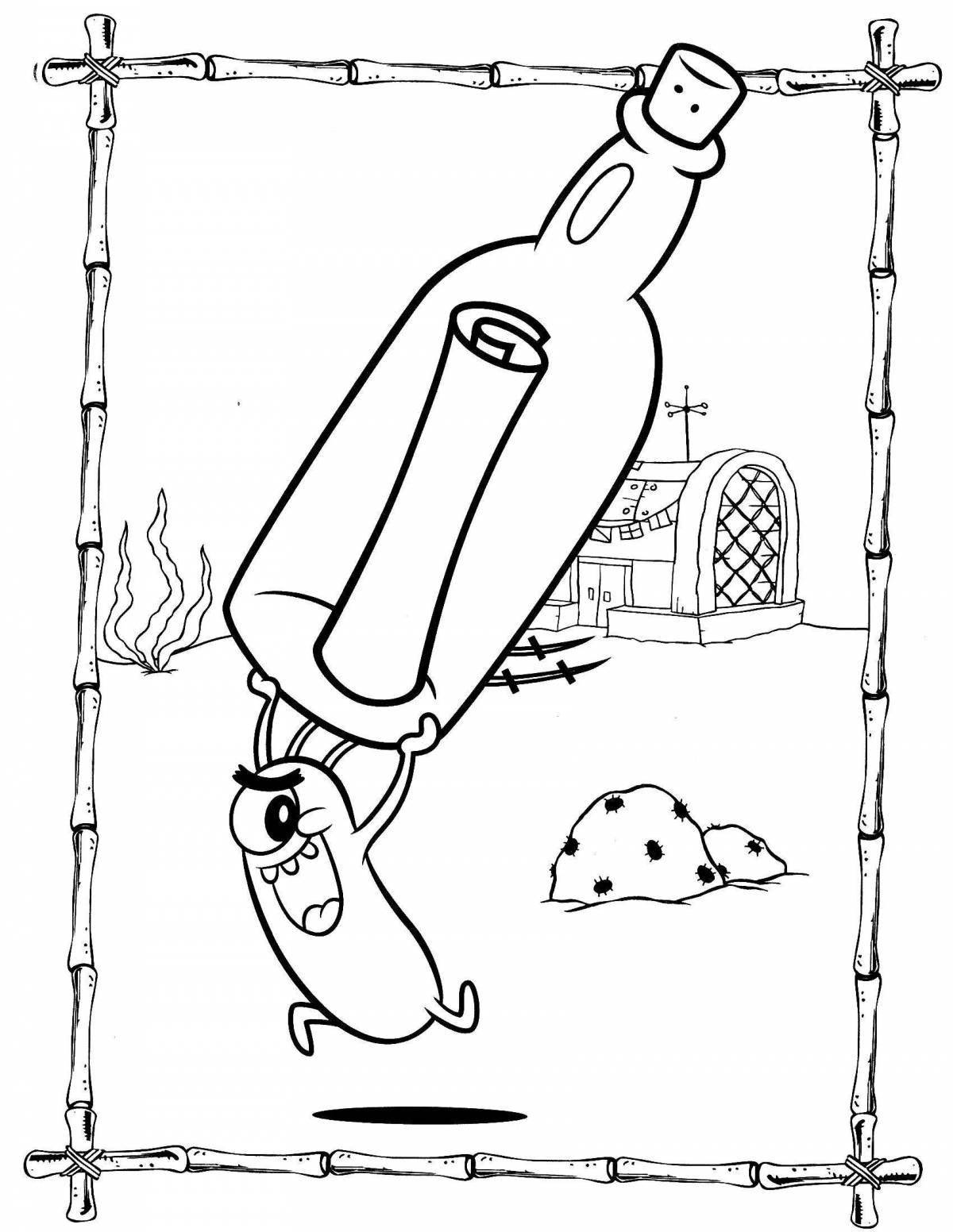 Lucky coloring page - блестяще