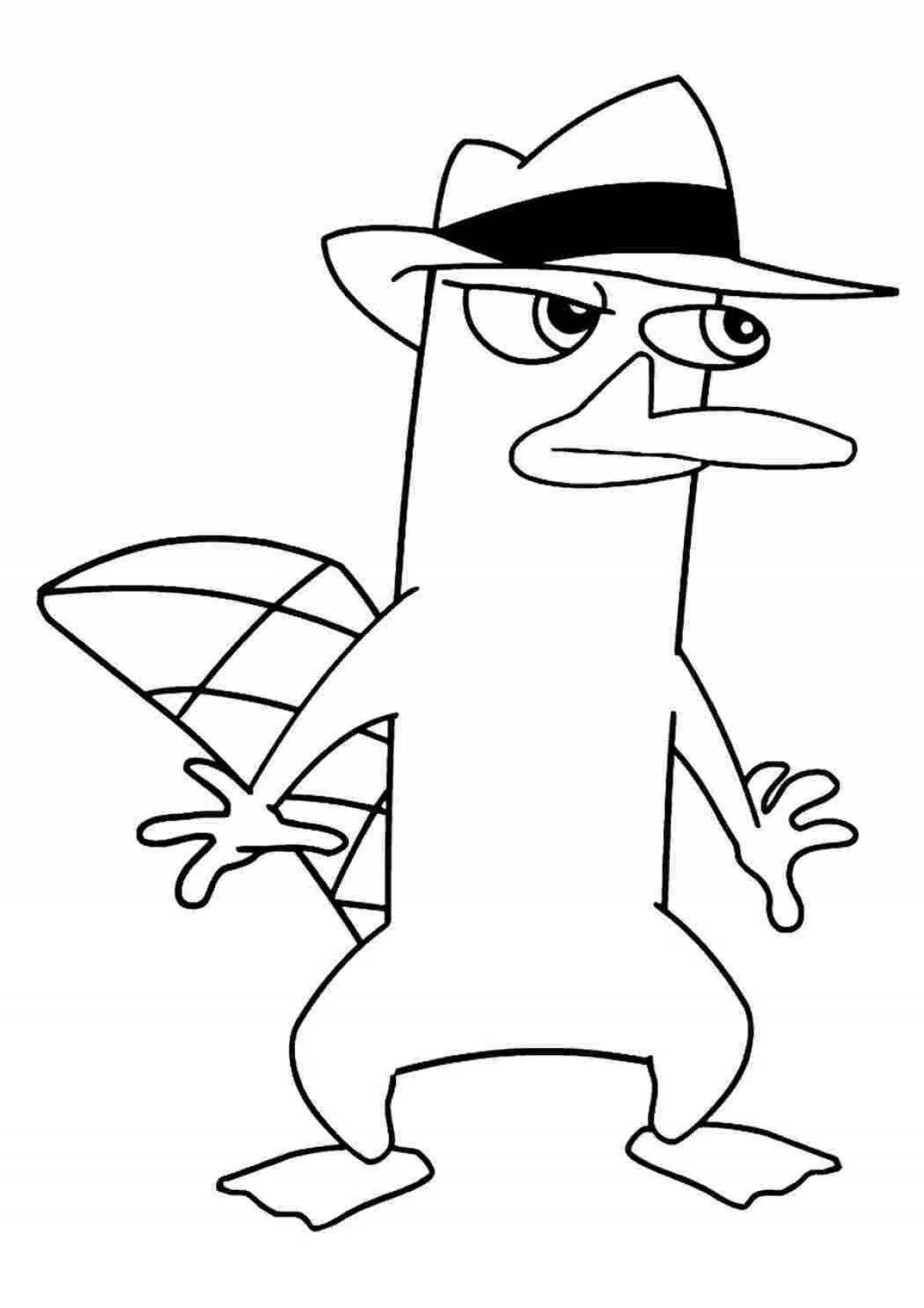 Раскраска Страница раскраски дерзкого шпиона