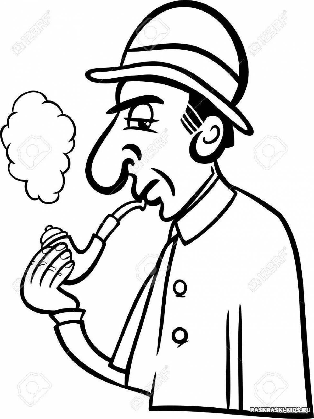 Раскраска Раскраска остроумный шпион