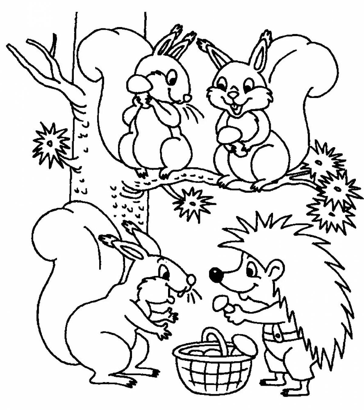 Leisure Cabin Coloring Page