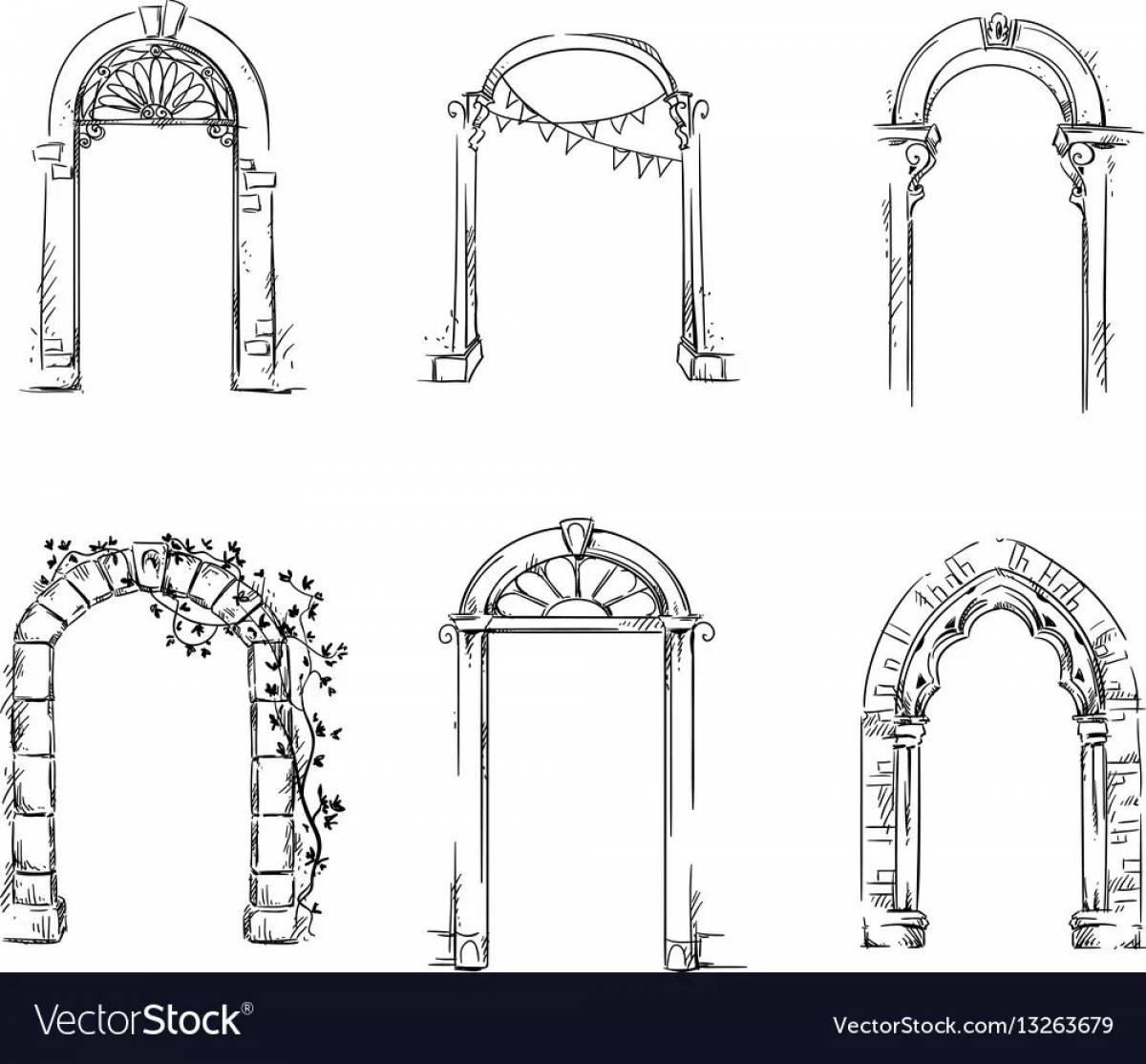 Great coloring arches