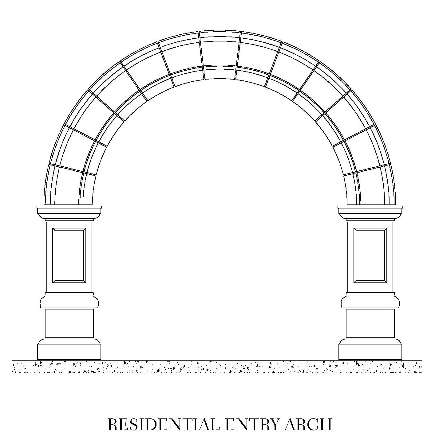 Unusual arch coloring