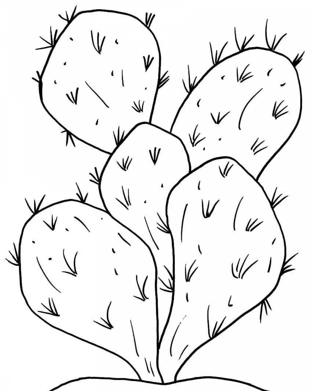 Bold coloring pages with spikes