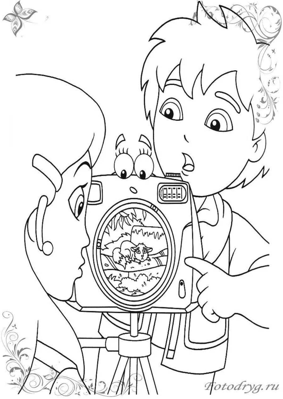 Diego's attractive coloring page