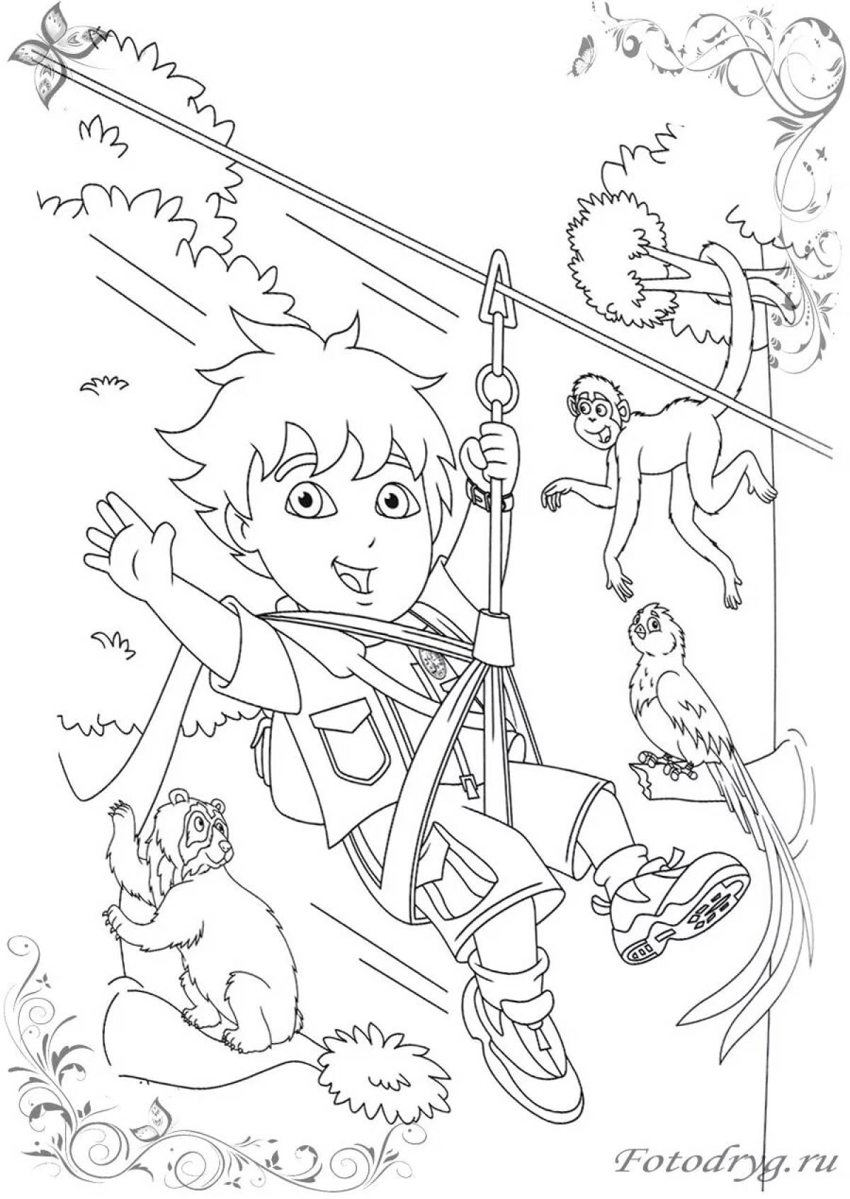 Great diego coloring book