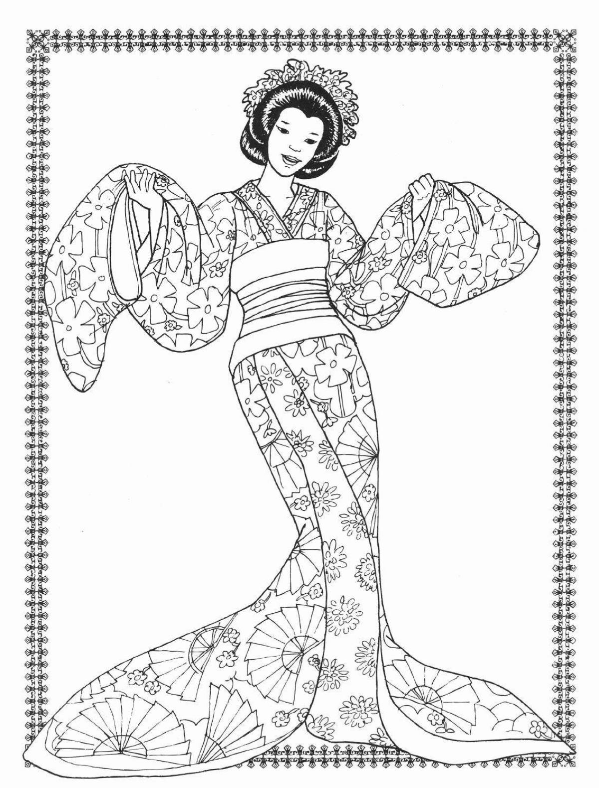 Attractive Chinese coloring book