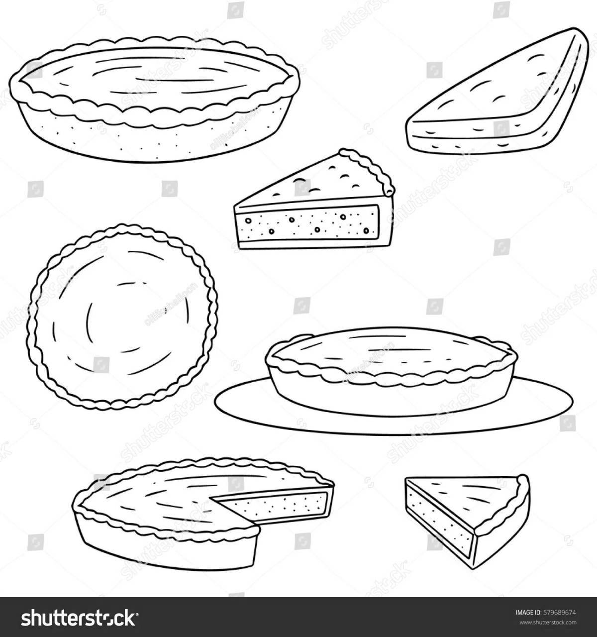 Luxury casserole coloring page