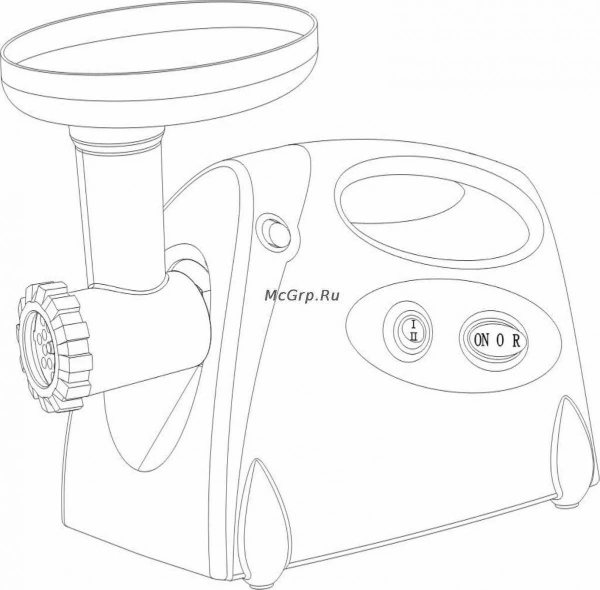 Coloring smart meat grinder