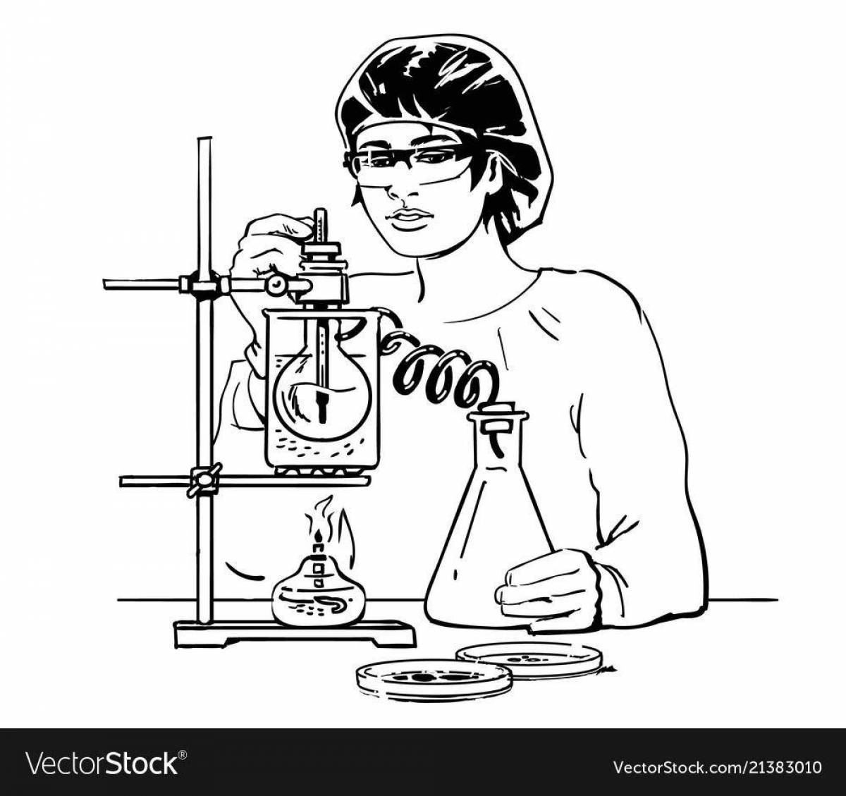 Colour-explosion chemist