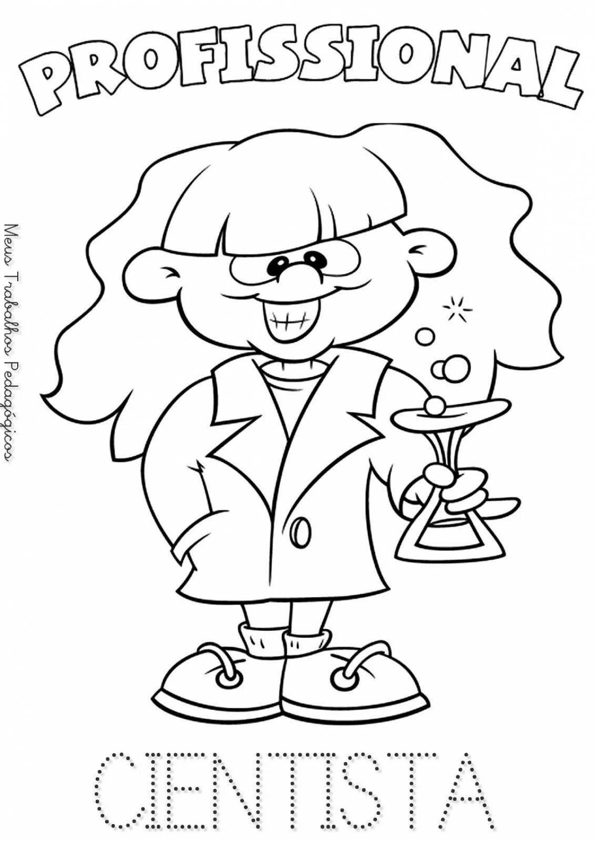 Frantic coloring chemist