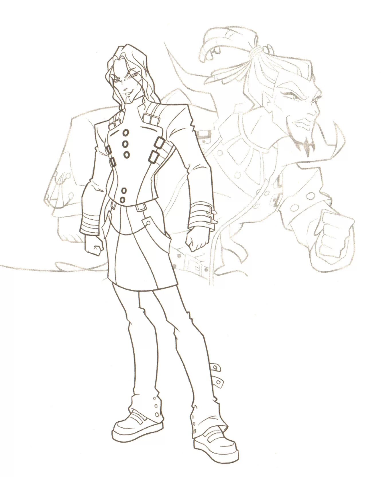 Valtor's animated coloring page