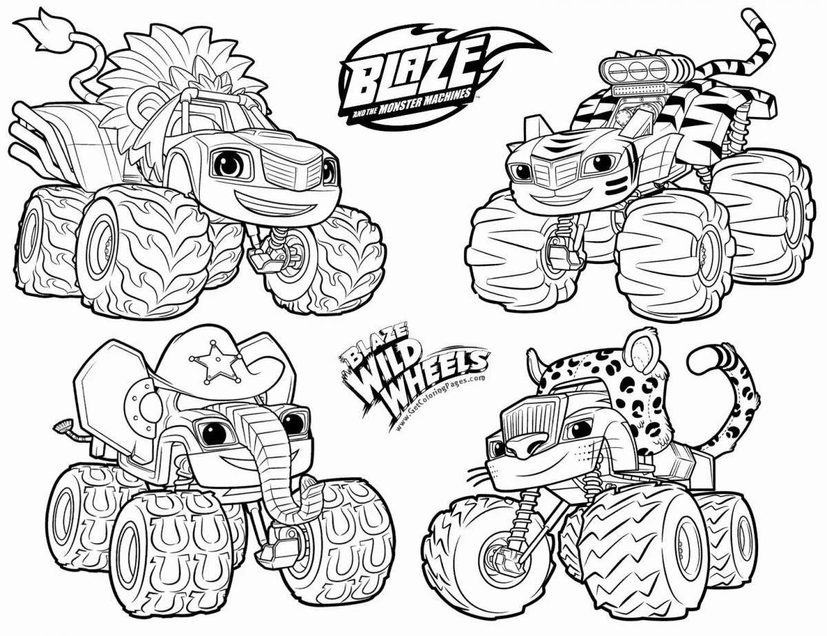 Zeg bright coloring page