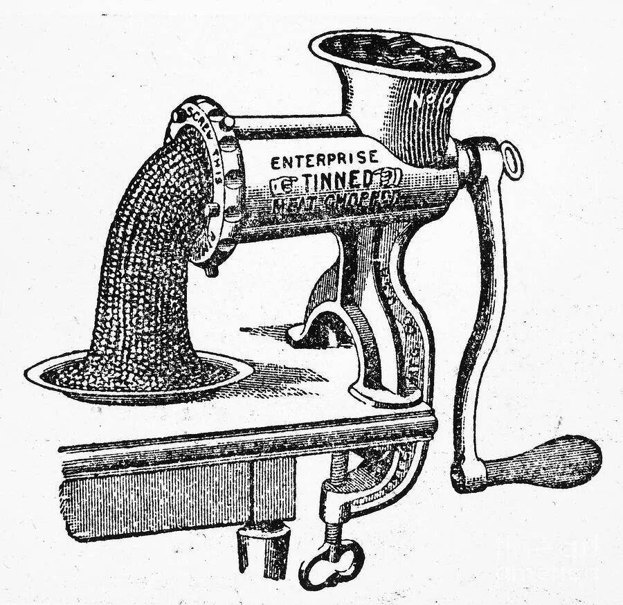 Мясорубка рисунок для детей