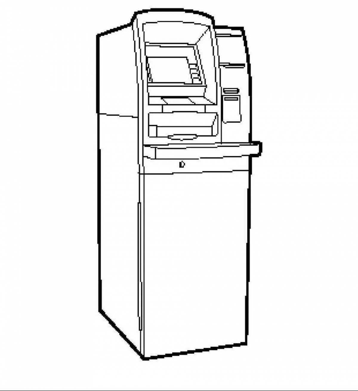 Разукрашки Касса - 68 фото