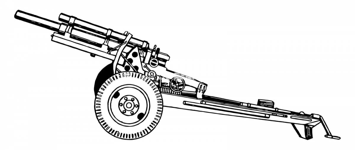 Как рисовать гаубицу
