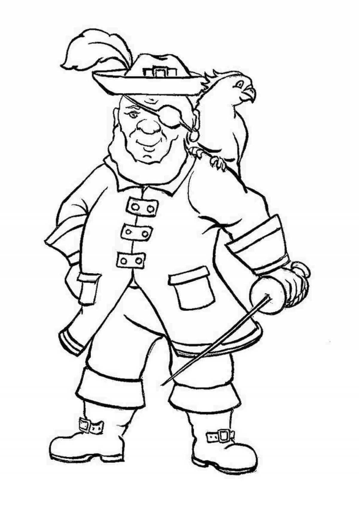 Photo Coloring freaky robbers