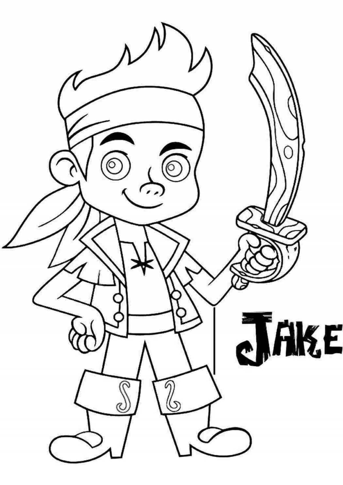 Photo Outrageous robbers coloring page