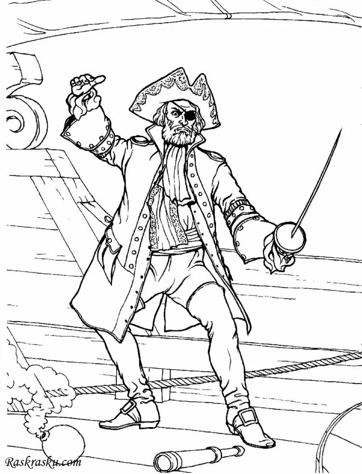 Crazy Thieves coloring page