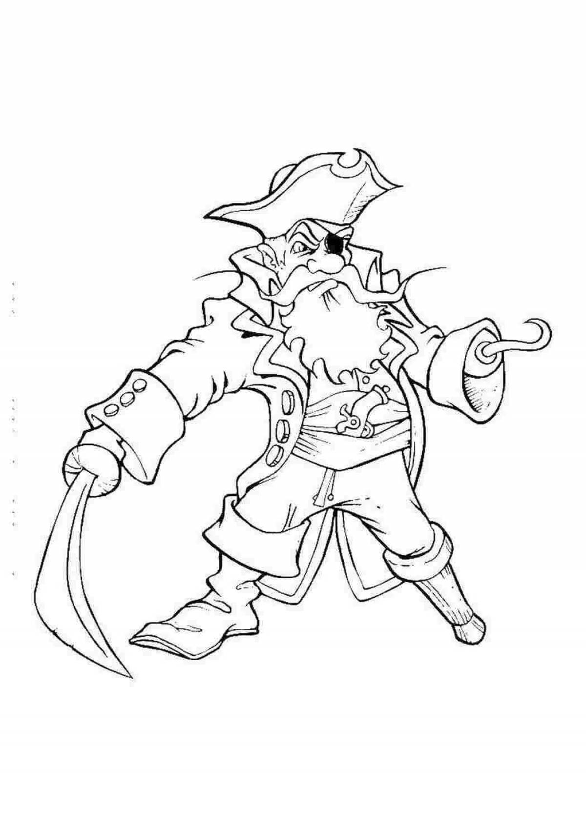 Photo Highlight robbers coloring page