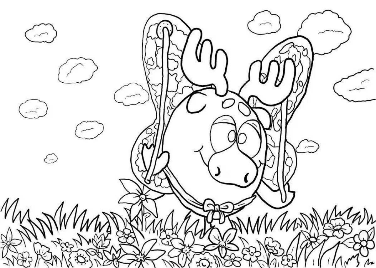 Coloring page magnanimous elk