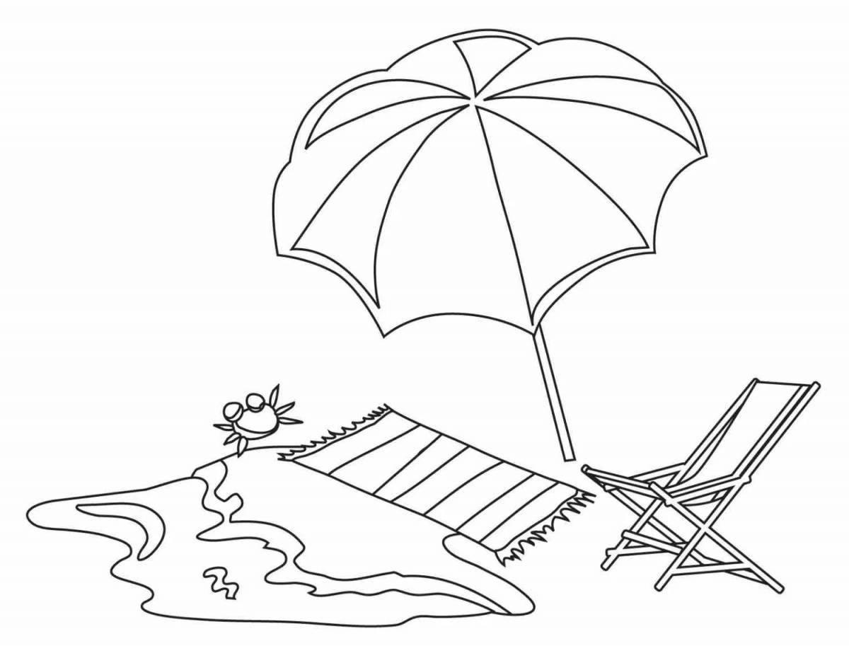 Fun coloring page rest