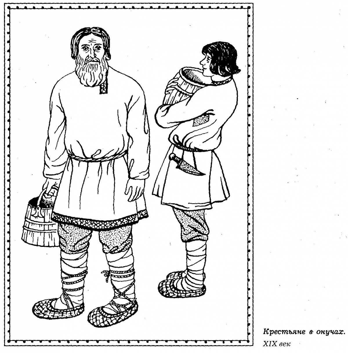 Exciting coloring pages of the Slavs