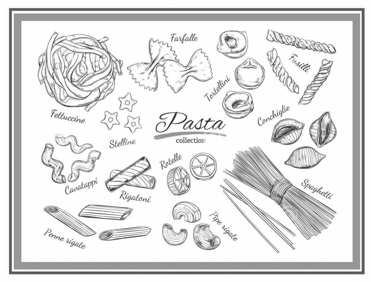 Wonderful paste for coloring pages