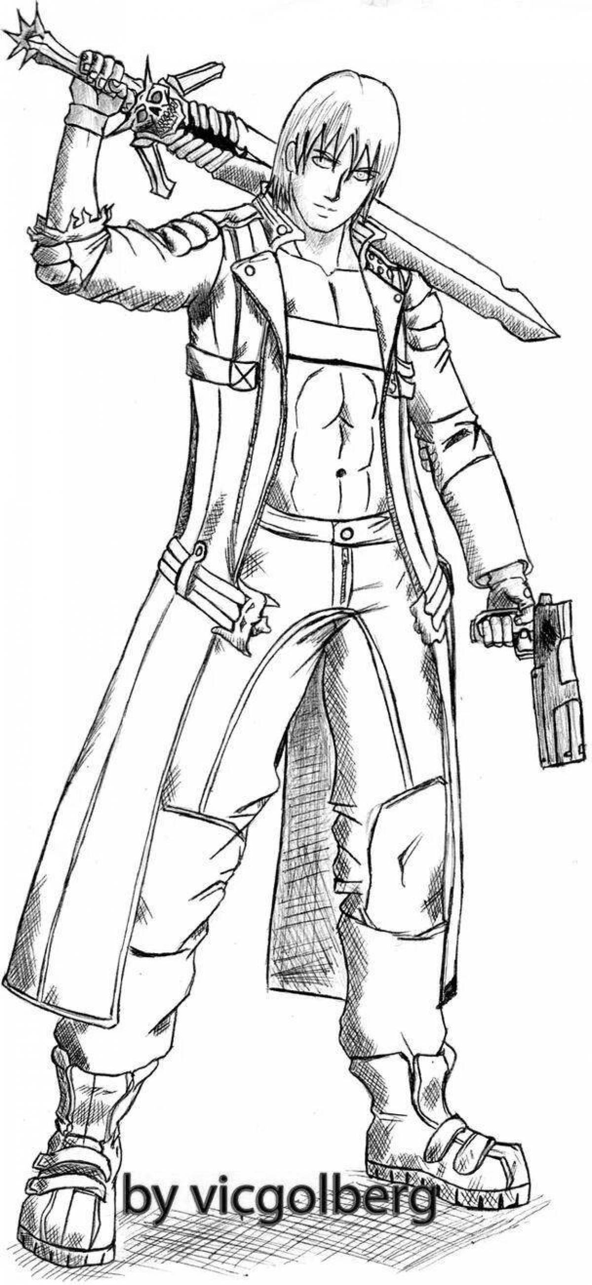 Miraculous dante coloring book