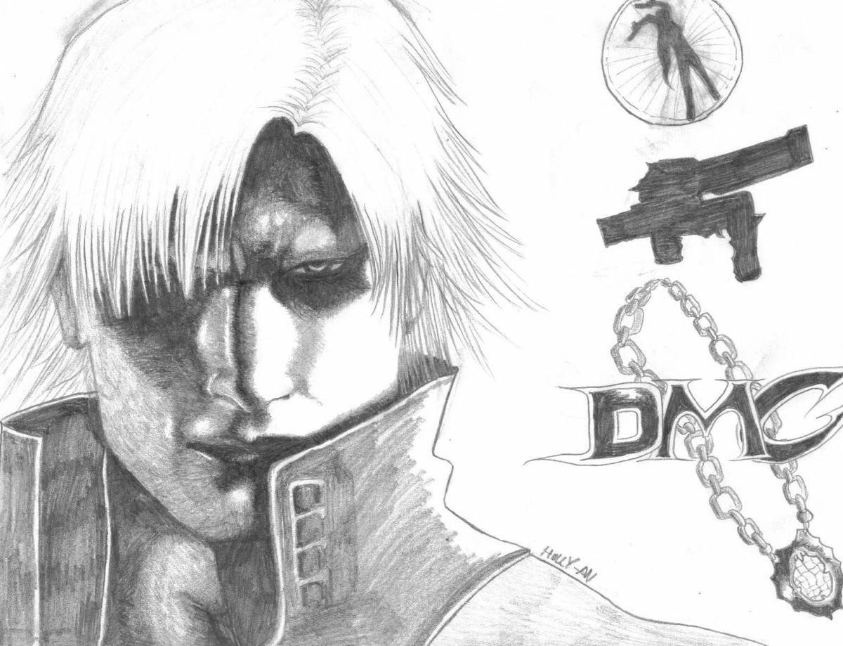 Animated dante coloring book