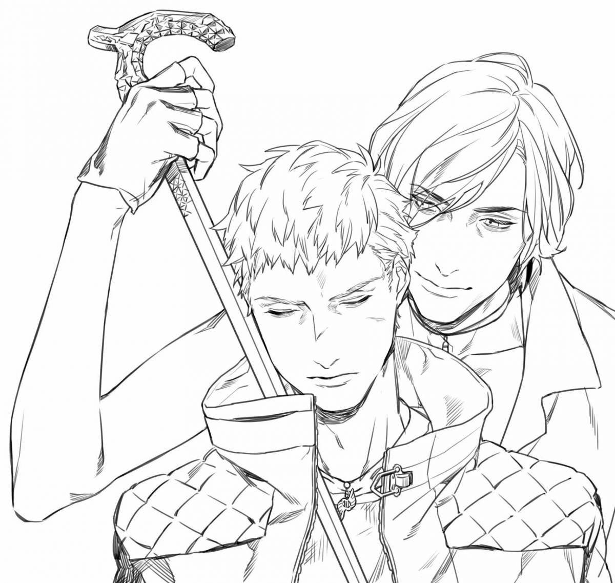 Dynamic dante coloring