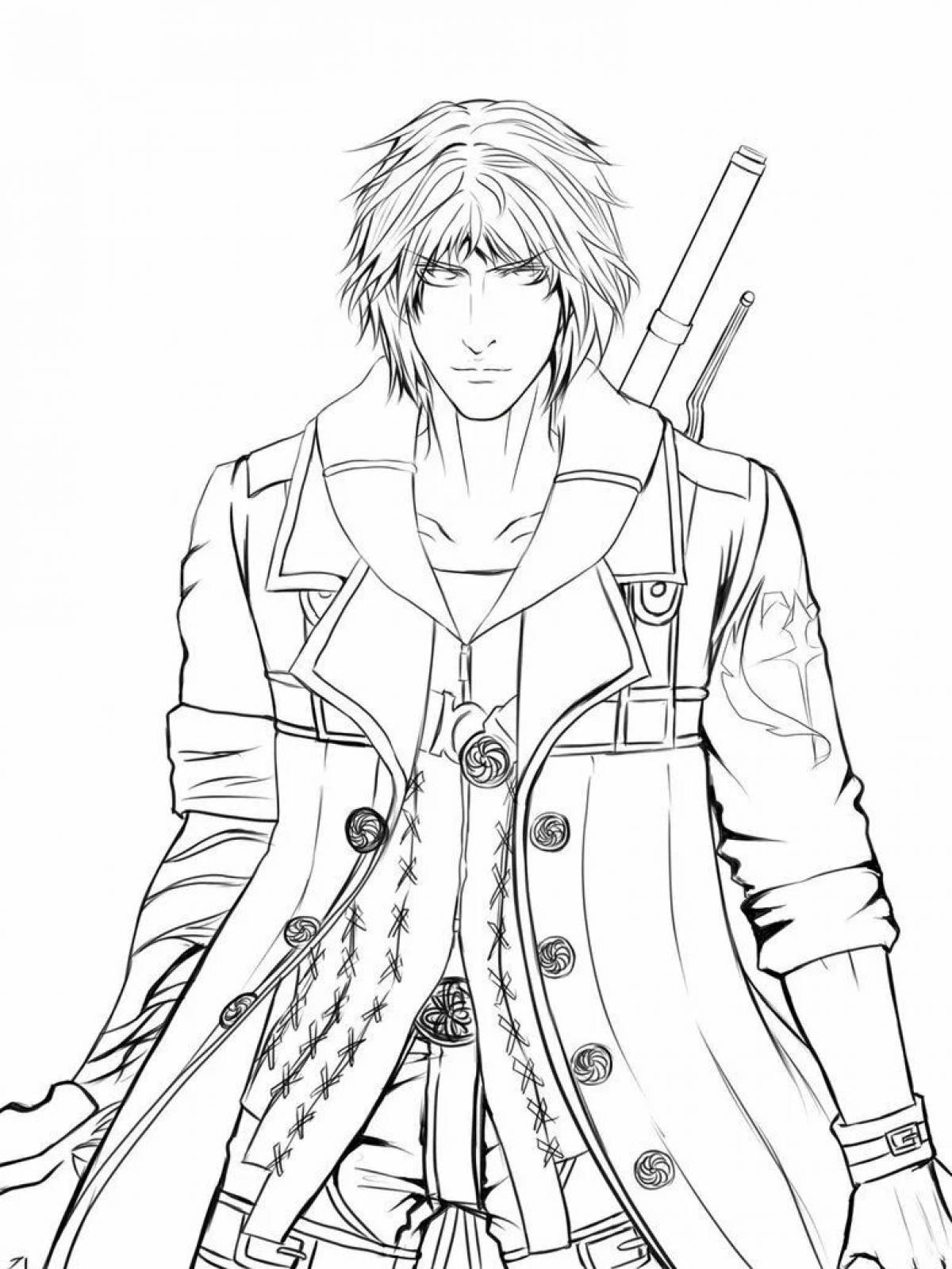 Great dante coloring book