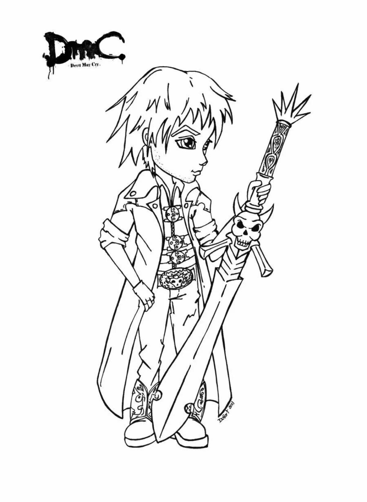 Royal dante coloring book