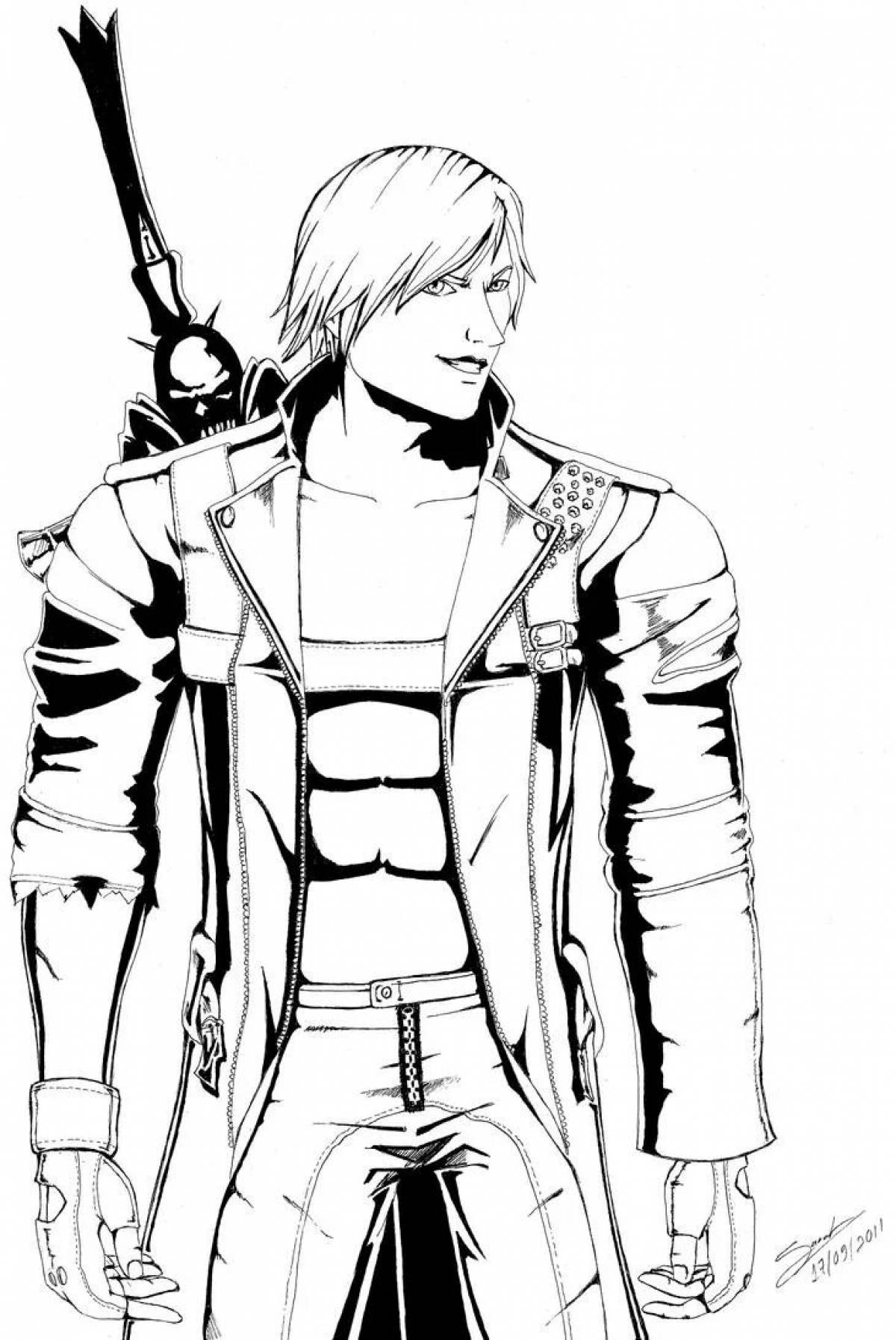 Coloring majestic dante