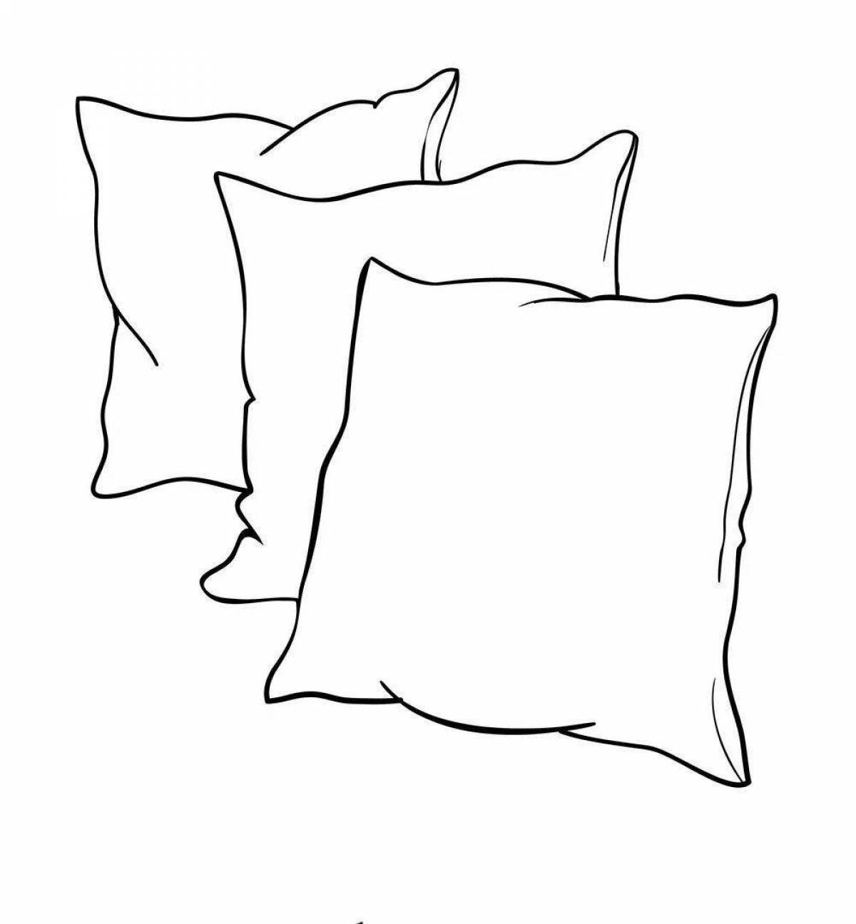 Coloring page adorable pillowcase