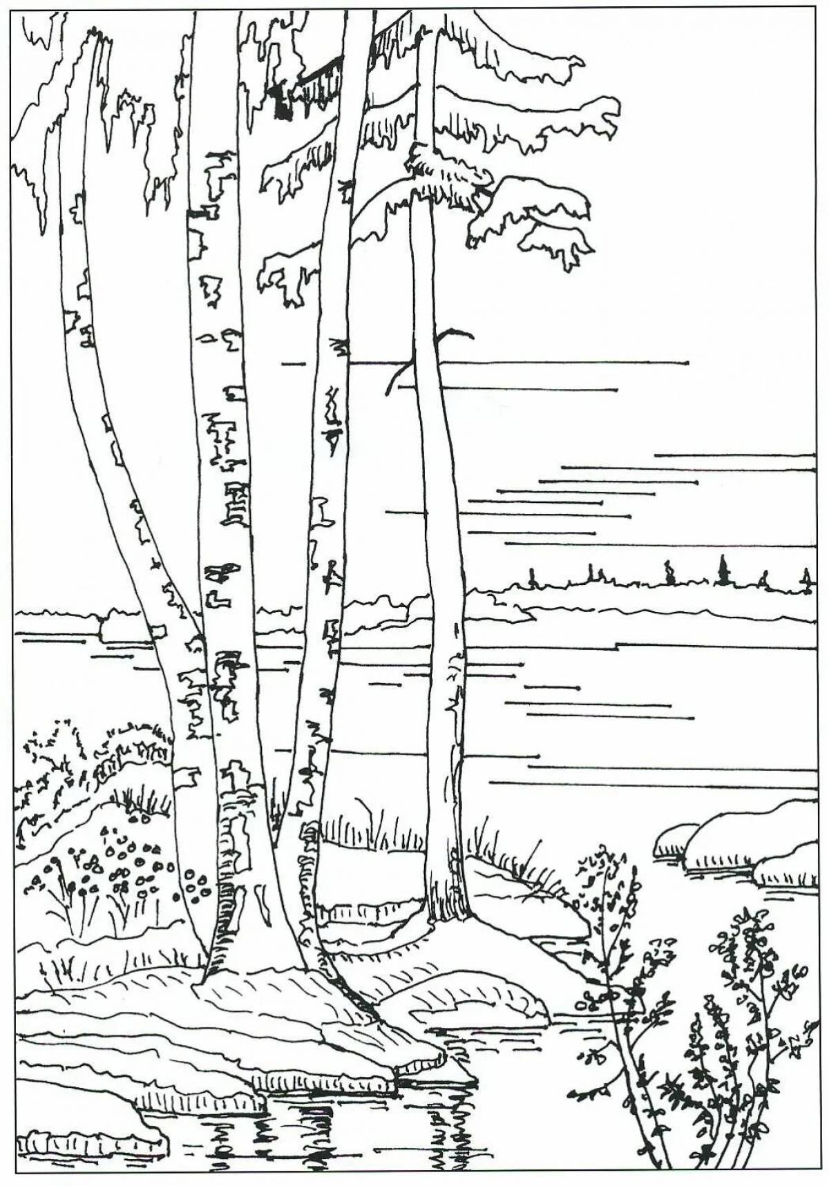 Tempting coloring page grove