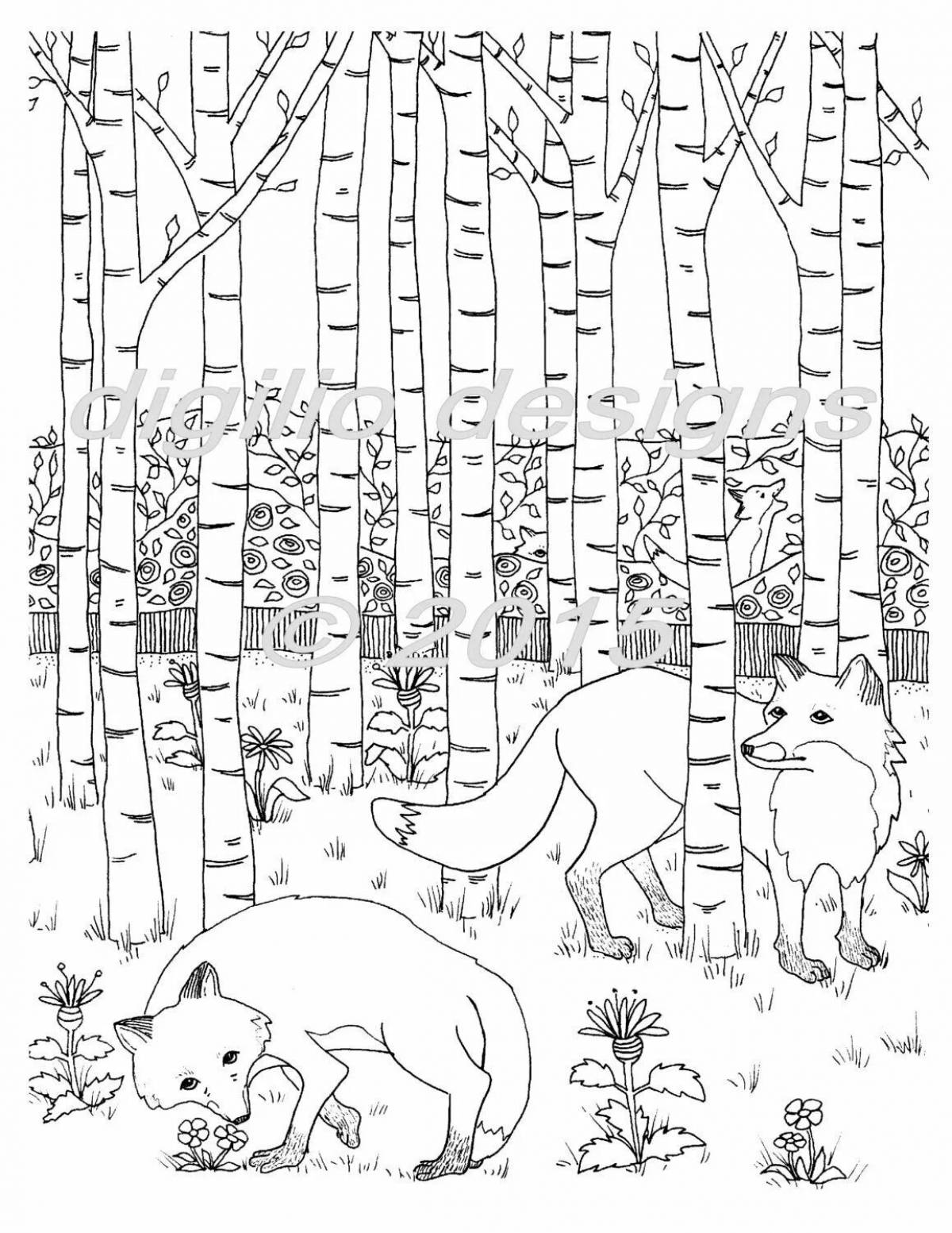 Exalted grove coloring book