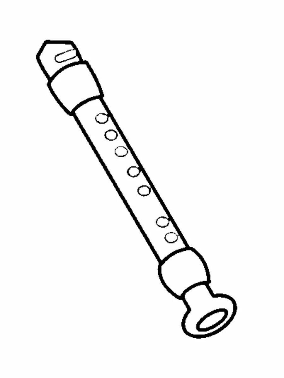 Colored Straws Coloring Page