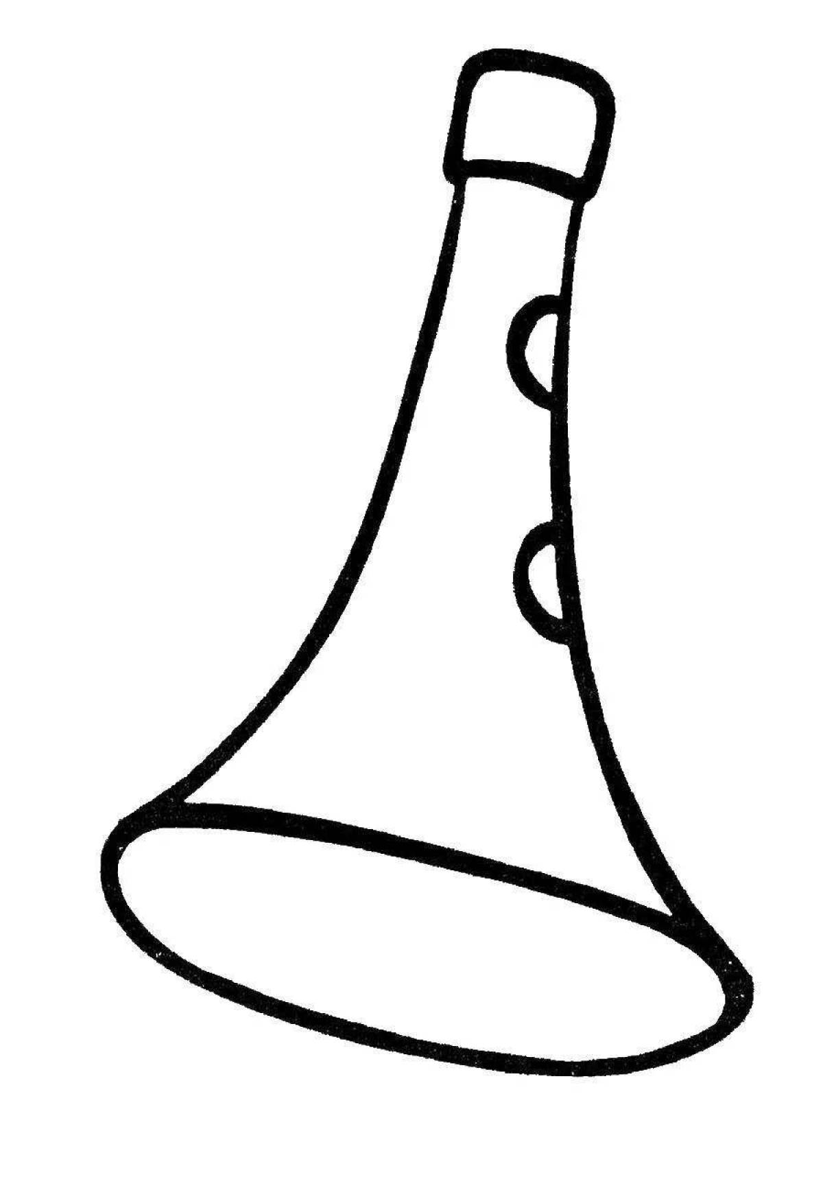 Photo Coloring bizarre tube