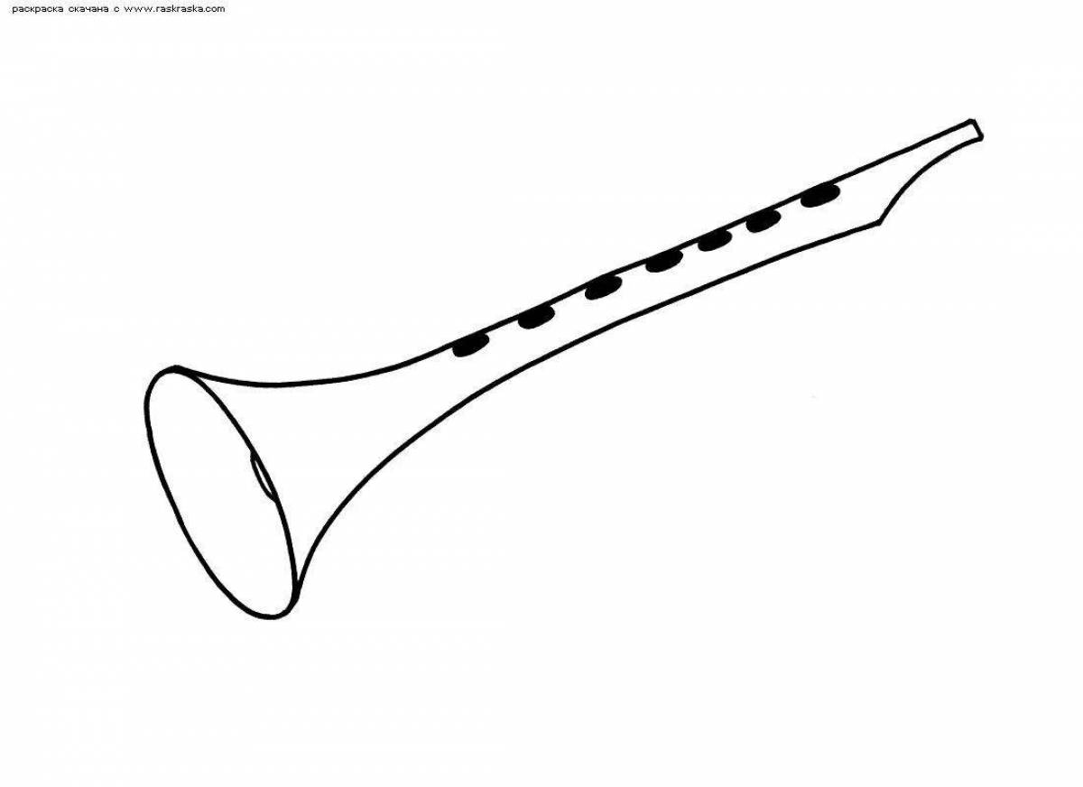 Photo Fancy pipe coloring page