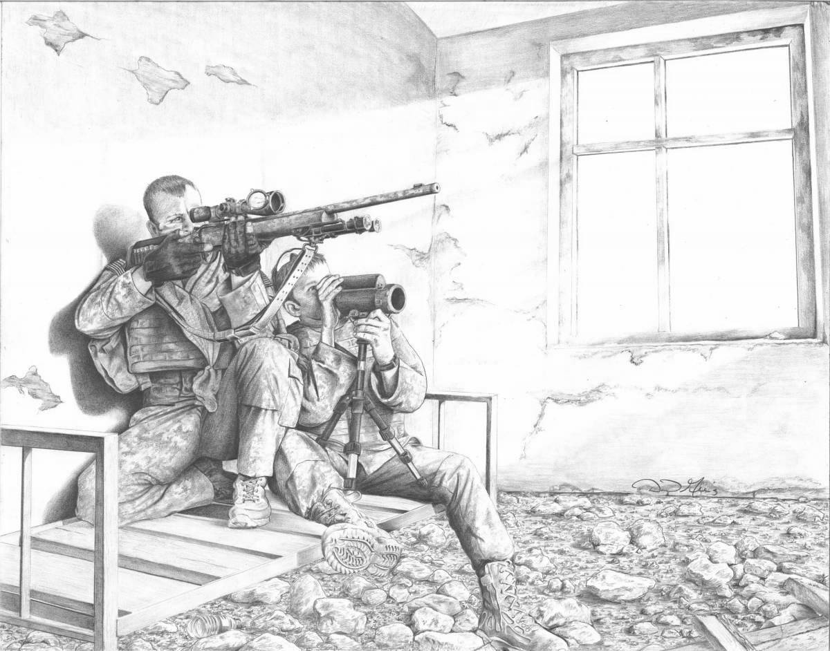 Fancy afghanistan coloring book