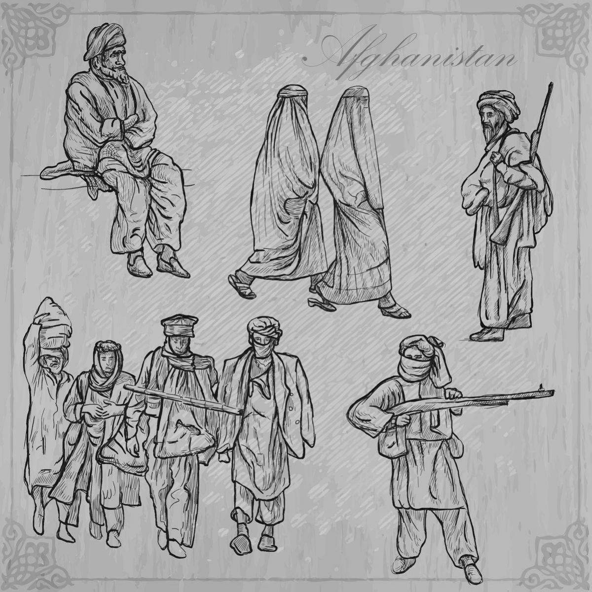 Colouring peaceful afghanistan