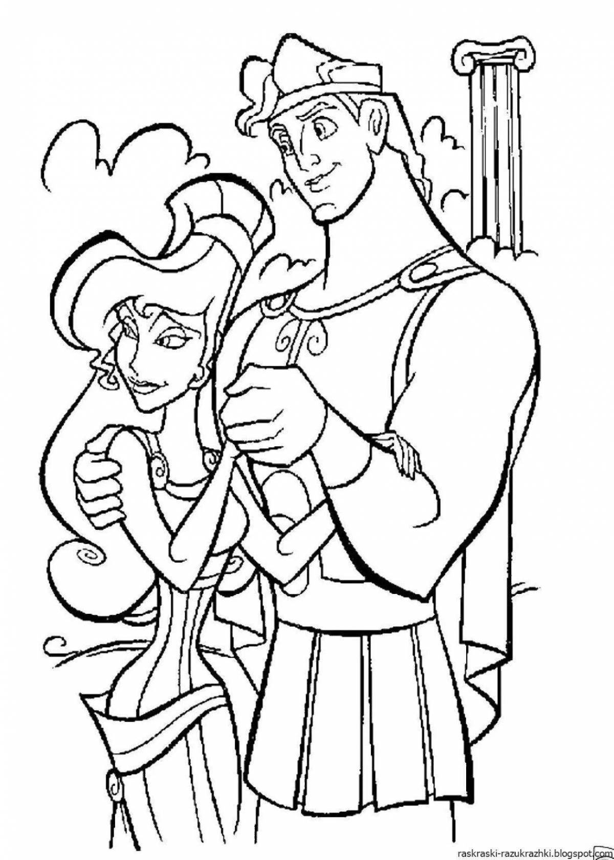 Mag's mysterious coloring book