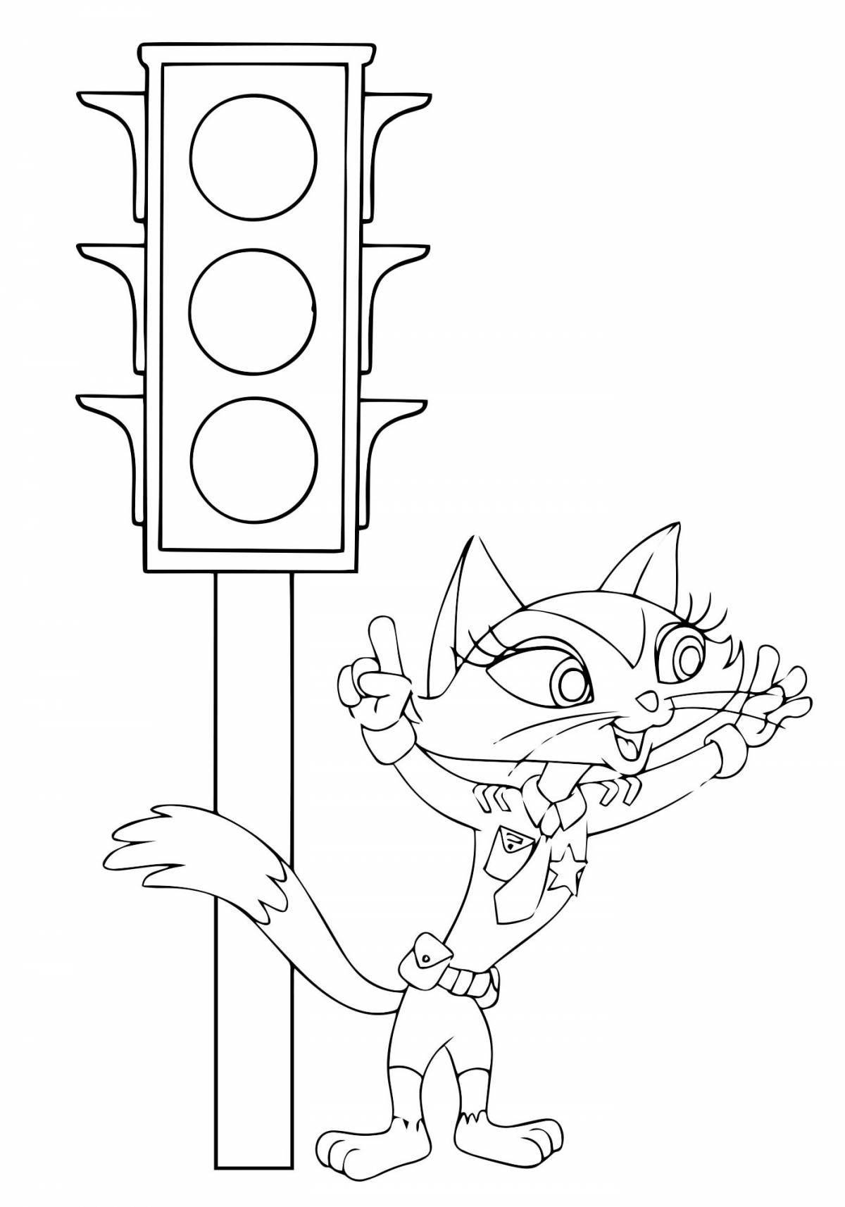 Intense color coloring page adjuster
